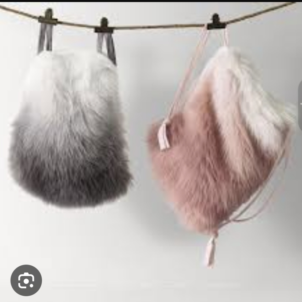 Restoration Hardware Ombre Kashmir Faux Fur Backpack